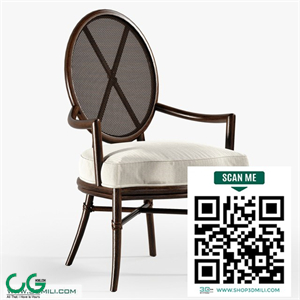 Oval X-Back Chair